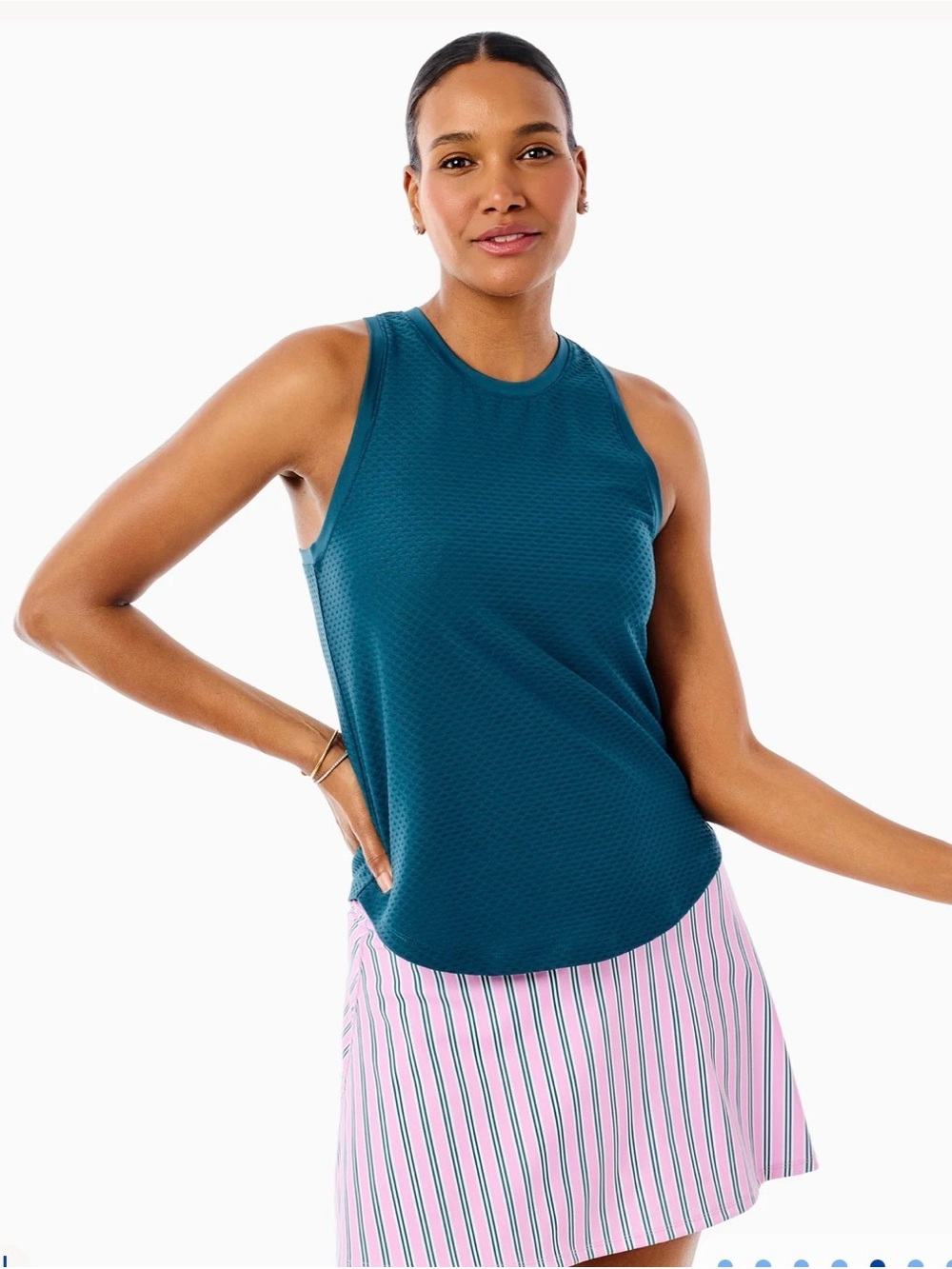 Addison Bay Teal Athletic Tank